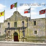 Under Six Flags, showing the Alamo, built 1718