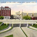 Underpass and Pine Street, Looking North