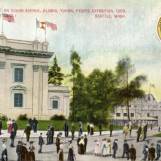 Looking West on Yukon Avenue, Alaska - Yukon - Pacific Exposition, 1909