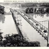 Suspension Bridge Between Prairie Du Chien and Marquette