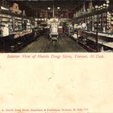 Interior view of Harris Drug Store