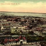 Bird´s eye view of Coney Island