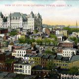 View of city from Cathedral Tower