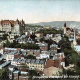 Bird´s eye view of the Capitol and Albany