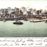 Lower part of New York City, seen from Brooklyn Heights