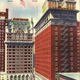 Hotel Row: Adolphus Hotel, Magnolia Building, and Baker Hotel