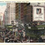 Fifth Avenue traffic, showing Signal Tower