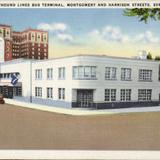 Central Greyhound Lines Bus Terminal, Montgomery and Harrison Streets