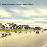 Beach homes along the Ocean