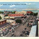 Central Avenue during a holiday