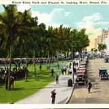 Royal Palm Hotel and Flagler Street, looking West