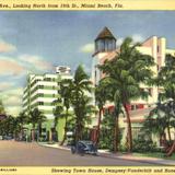 Collins Avenue, looking North from 19th Street