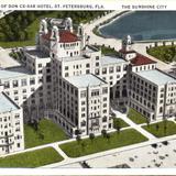 Aerial view of Don Cesar Hotel