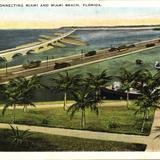 Causeway connecting Miami and Miami Beach