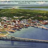 Highway and Railroad bridges across St. John´s River