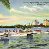 Aquaplaning on Biscayne Bay