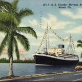 S.S. Florida en route to Havana, Cuba