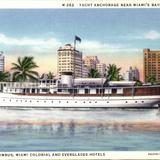 Yacht anchorage showing Columbus, Miami Colonial and Everglades Hotels