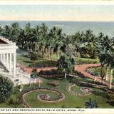 View of Biscayne Bay and Grounds, Royal Palm Hotel