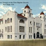 The White Templo of the First Baptist Church