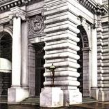 Detail of the Mason Street Entrance, Fairmont Hotel