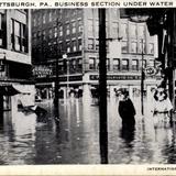 Business section under water