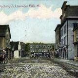 Depot Street looking up Livermore Falls