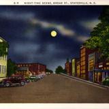 Night time scene, Broad Street