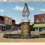 Arrow Head Monument to First Settlers