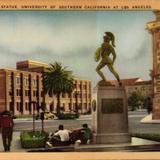 The Trojan Statue, University of Southern California, Los Angeles