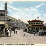 Naco Road, showing El Paso & Southwest Depot