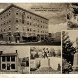 Mark Twain Hotel, Museum and Home, Cave, Statue, and Statue of Huck and Tom