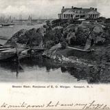 Beacon Rock and residence of E. D. Morgan