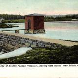 Shuttle Meadow Reservoir, showing Gate House