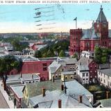 Bird´s eye view from Anglin Building, showing City Hall