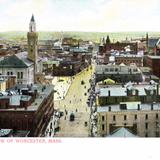 Bird´s eye view of Worcester