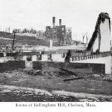 Ruins of Bellingham Hill, after the 1908 Fire