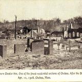 Bellingham Hill from Chester Ave., after the Big Fire of April 12, 1908