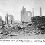 Cherry Street from Averett Avenue, after the Big Fire of April 12, 1908