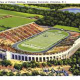 Aerial view of Palmer Stadium, Princeton University