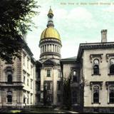 Side view of State Capitol showing dome