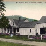 The boyhood home of President Coolidge