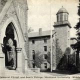 Entrance to Memorial Chapel and South College, Wesleyan University