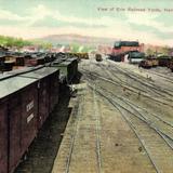 View of Erie Railroad Yards