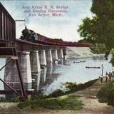 Ann Arbor R. R. Bridge and Sunday Excursion