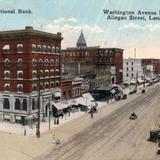 Capital National Bank / Washington Avenue North from Allegan Street